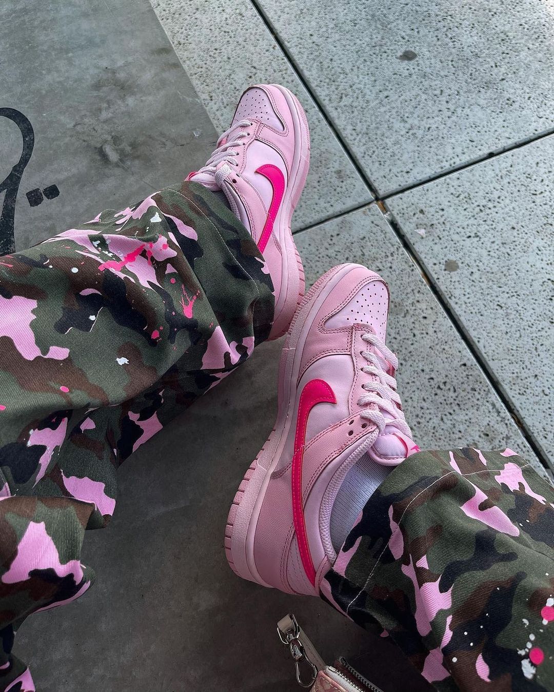 Good Triple Pink Dunks